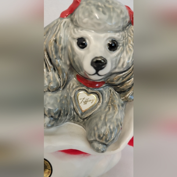 Vintage 1973 Jim Beam Tiffiny The Poodle Collector Decanter - Picture 3 of 6